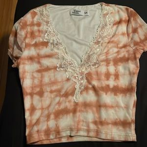 tiger mist tye dye crop top